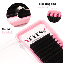 VEYES INC Easy Fan Volume Lashes self fanning demo for faster application
