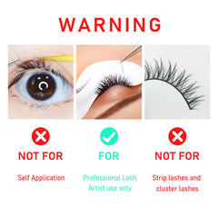 VEYES INC drying time concept on client lashes.