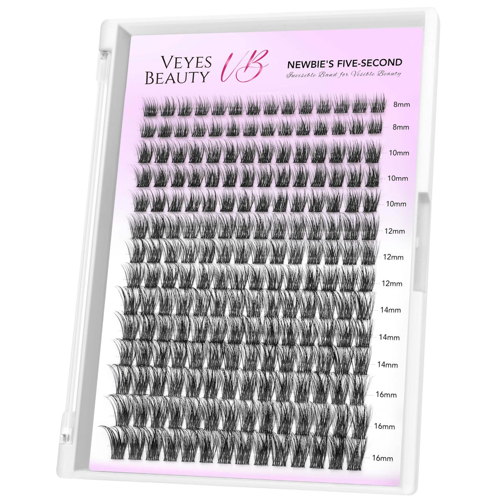 VEYESBEAUTY Dreamy cluster lashes tray delivers customizable volume for daily looks