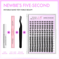 VEYESBEAUTY Lash Bands Thin and Soft for comfortable, natural wear