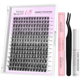 VEYESBEAUTY lash clusters kit tray for customizable DIY extensions