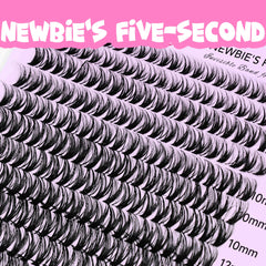 VEYESBEAUTY lash clusters for newbie five-second application