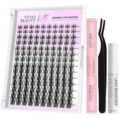 VEYESBEAUTY Lash Clusters Tray Closeup for easy DIY lash applications