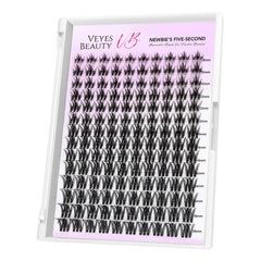 VEYESBEAUTY lash clusters wispy lashes tray for versatile DIY looks