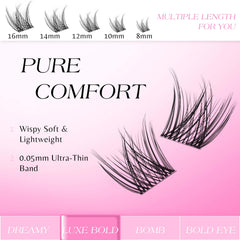 VEYESBEAUTY soft lightweight PBT fibers deliver feather-light comfort