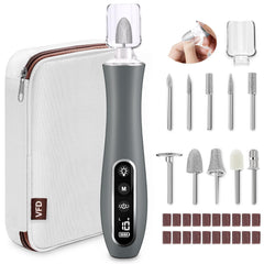VFD Electric Nail File Drill cordless design enables on-the-go nail care