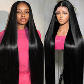 VFFTI 30inch lace-front wig full-length on display for versatile everyday styling.
