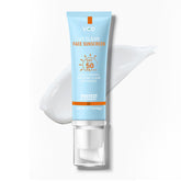VGO Clear Face Sunscreen SPF 50 bottle front, oil-free protection.