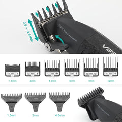 VGR 640S3 foil shaver head delivers a close, irritation-free shave.