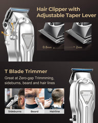 VGRPRO detail T-blade trimmer close-up showing crisp edges.