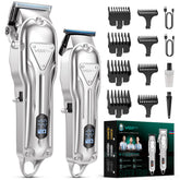 VGRPRO electric hair clippers usage for precise home grooming.
