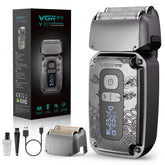 VGRPRO foil shaver with upgraded foil design for precise contour shaving
