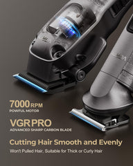 VGRPRO pro motor 7000rpm close-up highlights fast cutting and smooth performance