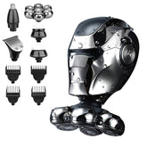 Viatia 7D electric shaver close-up for precise bald-head shaving