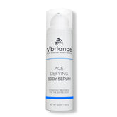 Vibriance Age Defying Body Serum bottle closeup shows lasting moisture