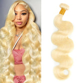 VICYAO 613 bundles length-weft setup shows neat weft for easy installation and durability.