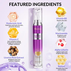 VicGFHS dark spot serum on face and neck supporting daily care