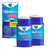 Vicks VapoStick packaging for on-the-go, mess-free relief.