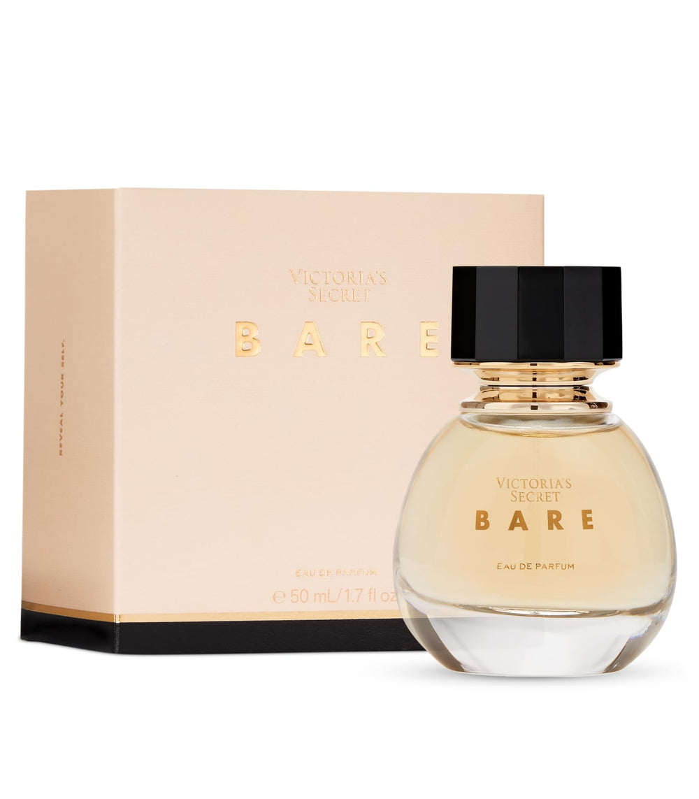 Victoria's Secret Bare EDP bottle shows timeless elegance and lasting aura.