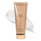 Victoria's Secret Bare Vanilla Nourishing Lotion pump bottle offers lasting moisture for hands and body.