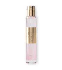 Victoria's Secret Bombshell travel spray pocket-size bottle enables purse-ready fragrance.