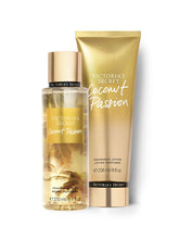 Victoria's Secret Coconut Passion Mist bottle showcases tropical coconut notes for all-day freshness.