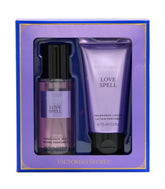 Victoria's Secret Love Spell mini mist bottle for on-the-go fragrance refresh.