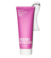 Victoria's Secret Pink Fresh & Clean lotion bottle with vibrant branding for daily hydration.