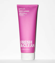 Victoria's Secret Pink Fresh & Clean pump-dispense showing easy everyday use.