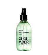 Victoria's Secret PINK Hair and Body Mist cucumber bottle front with refreshing scent.