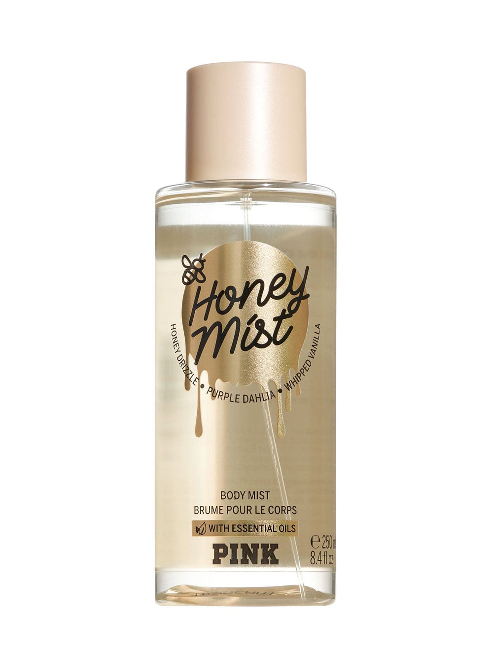 Victoria's Secret Pink Honey bottle ready for daily scent update