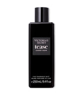 Victoria's Secret Tease Candy Noir bottle closeup—luxury fragrance vibe for product visuals.