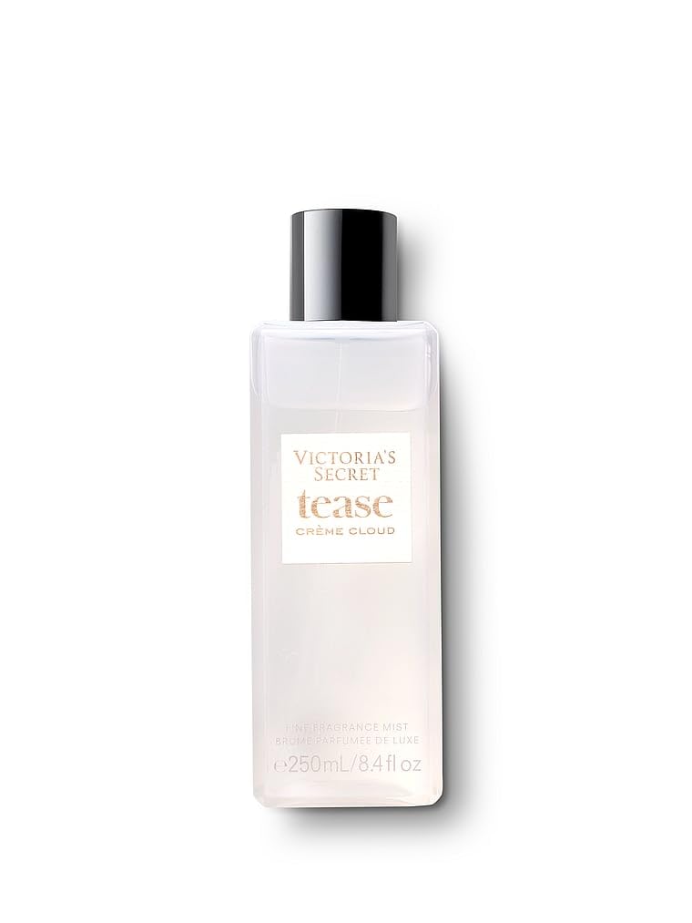 Victoria's Secret Tease Crème Cloud Mist bottle for all-day light fragrance.