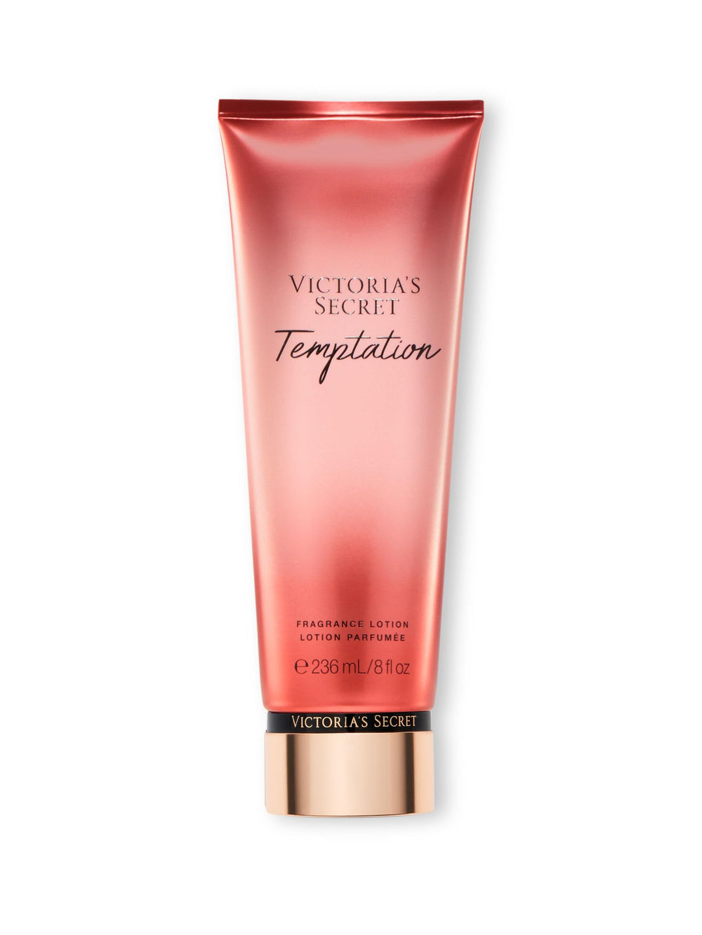 Victoria's Secret Temptation fragrance bottle closeup for daily scent