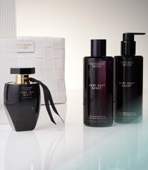 Very Sexy Night mist packaging shows scent profile for layering.