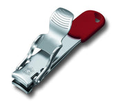Victorinox nail clipper red lanyard hole front view for precise on-the-go grooming