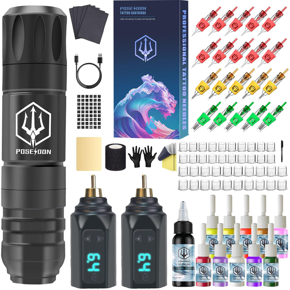 Vidattx Poseidon tattoo pen for precise control during practice