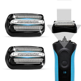 VIDSA 32B S3 replacement foil close-up shows dual-foil design for smoother shave.