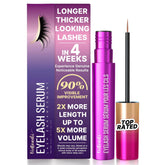 VieBeauti Lash Serum wand close-up highlights precise fine-tip applicator for controlled daily lash application.