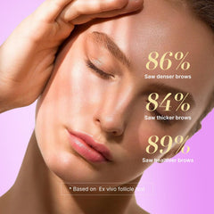 VieBeauti serum texture on fingertip showing lightweight, non-greasy conditioning