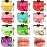 Vienflona Bee Lip Balm Honey Pot closeup showing rich moisture