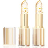 Vienflona color-changing lipstick 2pcs hero image shows adaptive pink shade on lips.