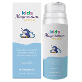 Vigority Magnesium Lotion for Kids—bedtime application calms and prepares children for sleep.