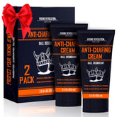 Viking Revolution ball-deodorant application demonstrates quick-dry formula for daily comfort.