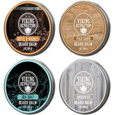Viking Revolution beard balm pack Coffee and Whiskey pour for styling and conditioning