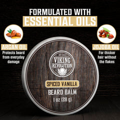 Viking Revolution majestic oud tin softens beard for easy styling and control