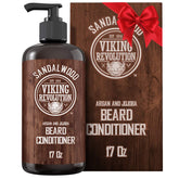 Viking Revolution beard conditioner bottle pour for easy everyday application.