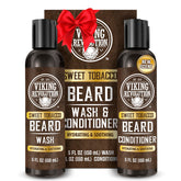 Viking Revolution beard wash bottle: deep cleansing for a refreshed beard.