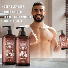 Viking Revolution easy-pump dispenser for mess-free cleansing