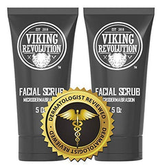 Viking Revolution microdermabrasion scrub closeup texture highlights sandy particles for effective cleaning.
